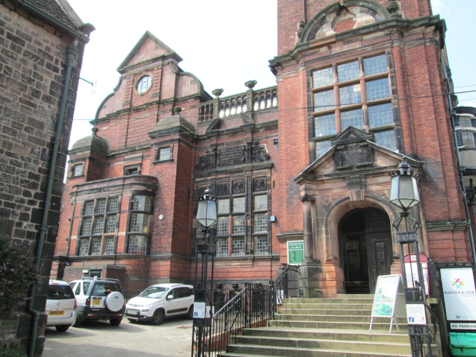 A Grand Old Building Entrance