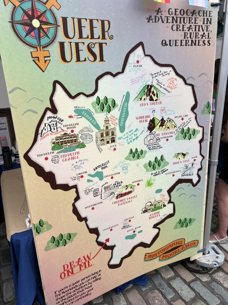 Staffordshire Moorlands Map